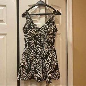 One Piece swimsuit with skirt